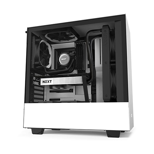 NZXT H510 COMPACT MID TOWER CASE (WHITE)