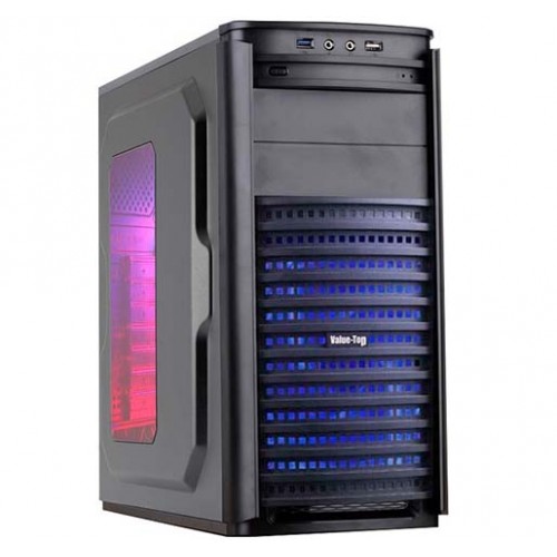 Value Top VT-126 ATX Casing Model- Value Top VT-126, Case Type- Gamming, Supported Mainboard Type- ATX-15 Real, Power Supply- 200WT, USB port- 1 x USB3.0, Cooling Fan- 1 x12CM 9Fins Led Fans, Others- Acrylic Side Panel, Color- Regular, Advanced design of direct-blowing cooling, Full range shock-proof design, can drop the temperature of the housing with instant effect.